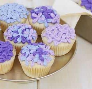 lavender cupcake