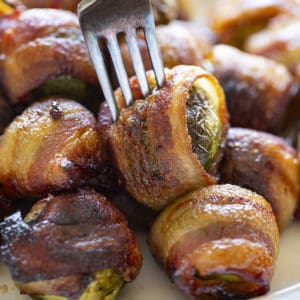 Bacon Wrapped Brussel Sprouts