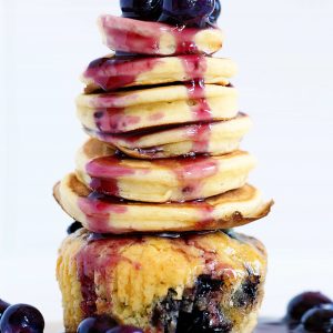 Blueberry Muffin Pancake Extreme Cupcake