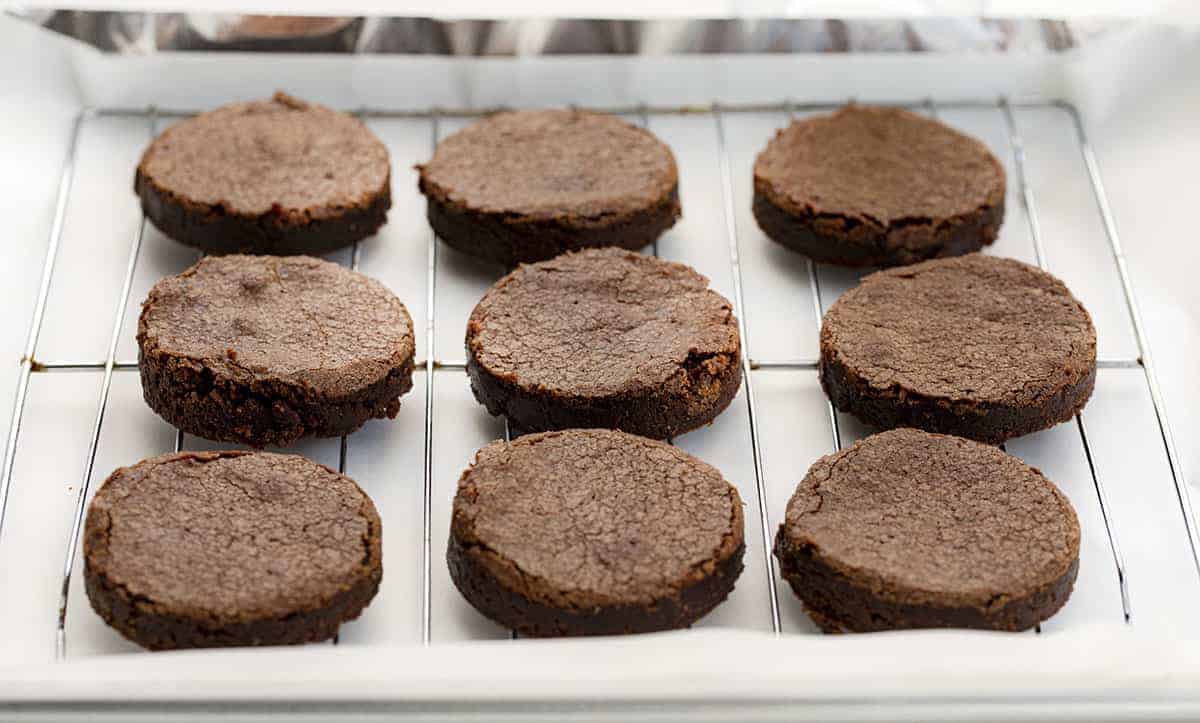 Cut Up Brownies for Salted Caramel Brownie Hi-Hat