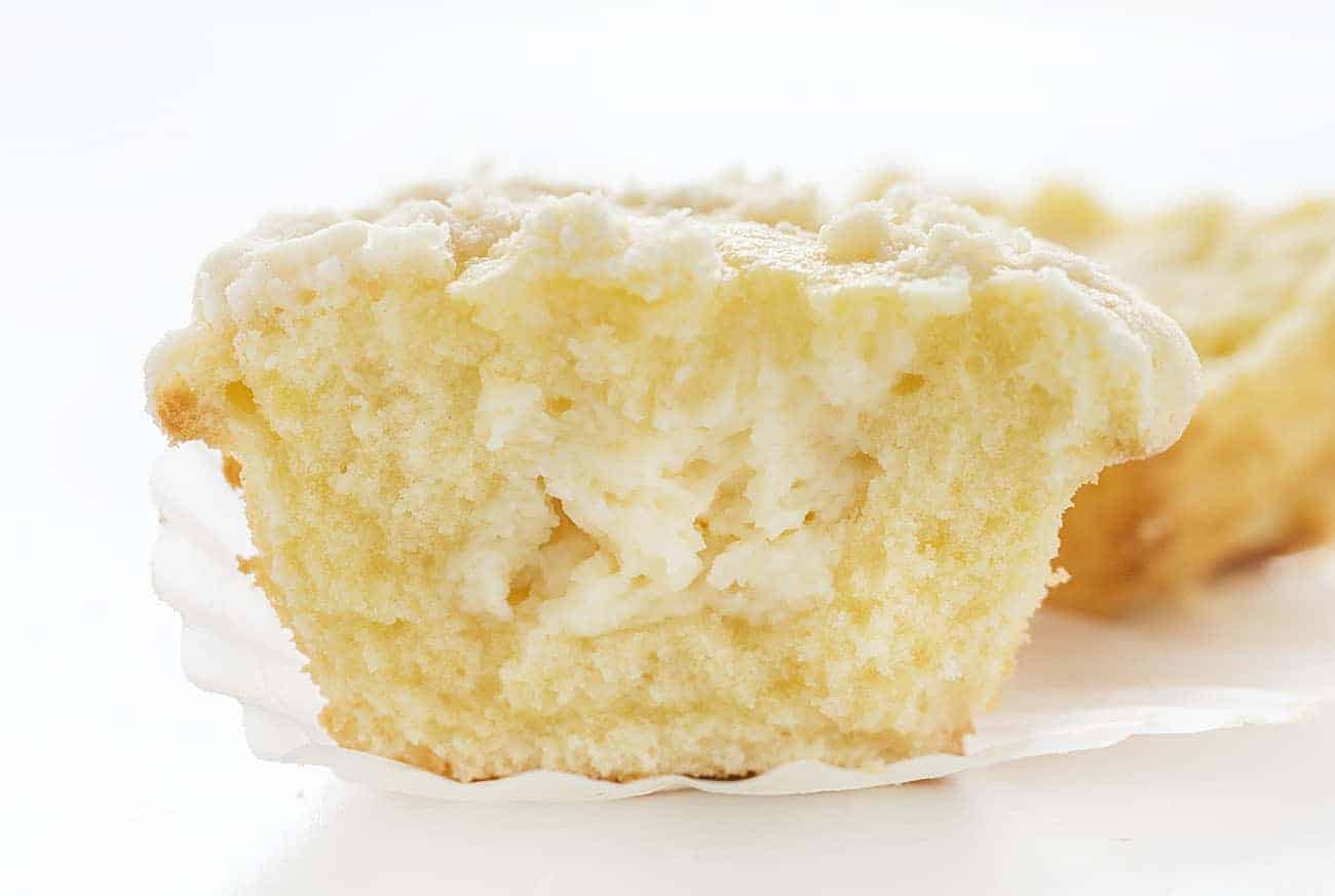 Inside of Cream Cheese Muffin