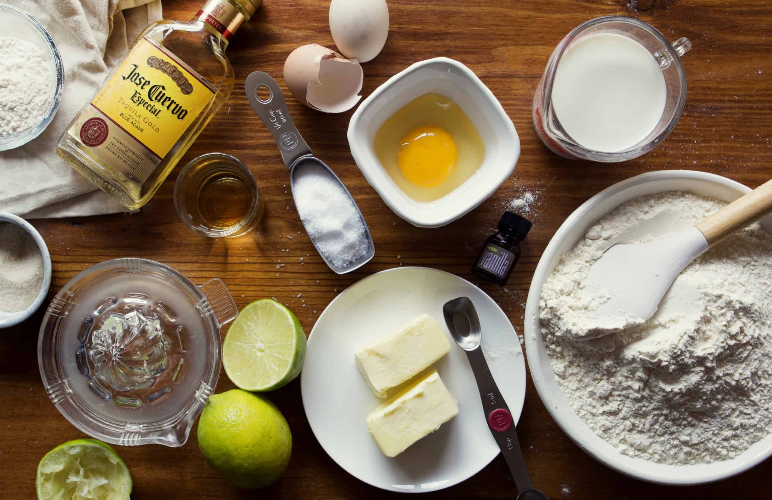 Ingredients for Margarita Cupcake