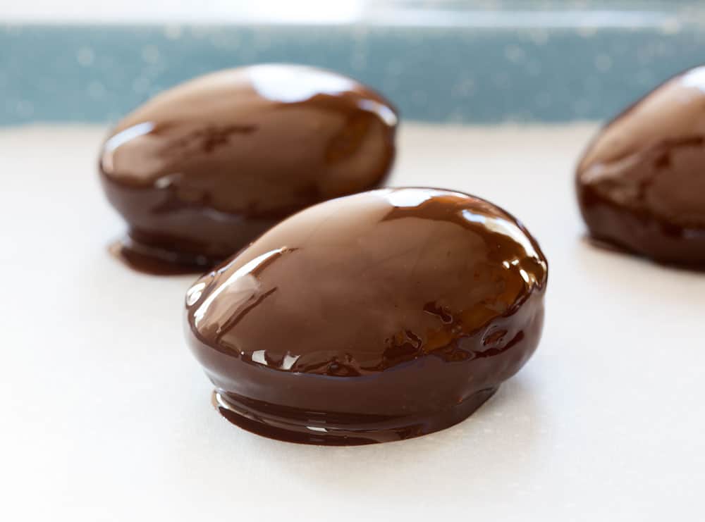 Chocolate Covered Marshmallow Eggs