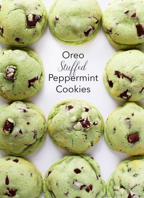 Seriously amazing chocolate mint cookies with a fantastic surprise inside!