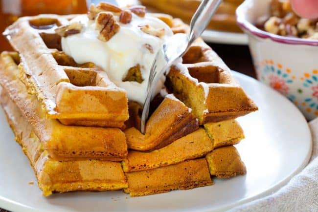 Pumpkin Waffles Recipe