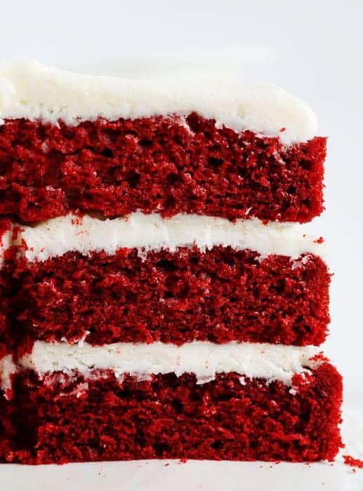 Super moist and crazy delicious red velvet cake!