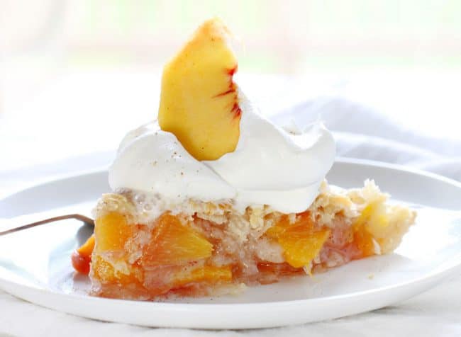 Perfect Slice of Peach Pie