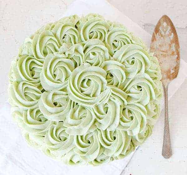 Spumoni Rosette Cake!