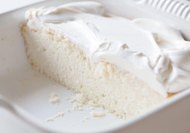 White Cake Recipe